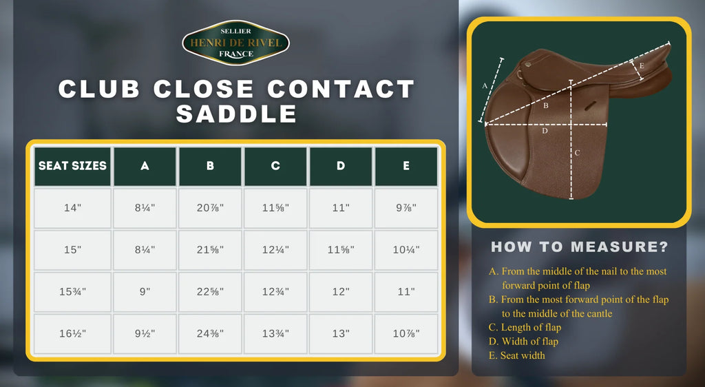 Henri de Rivel Club Close Contact Saddle