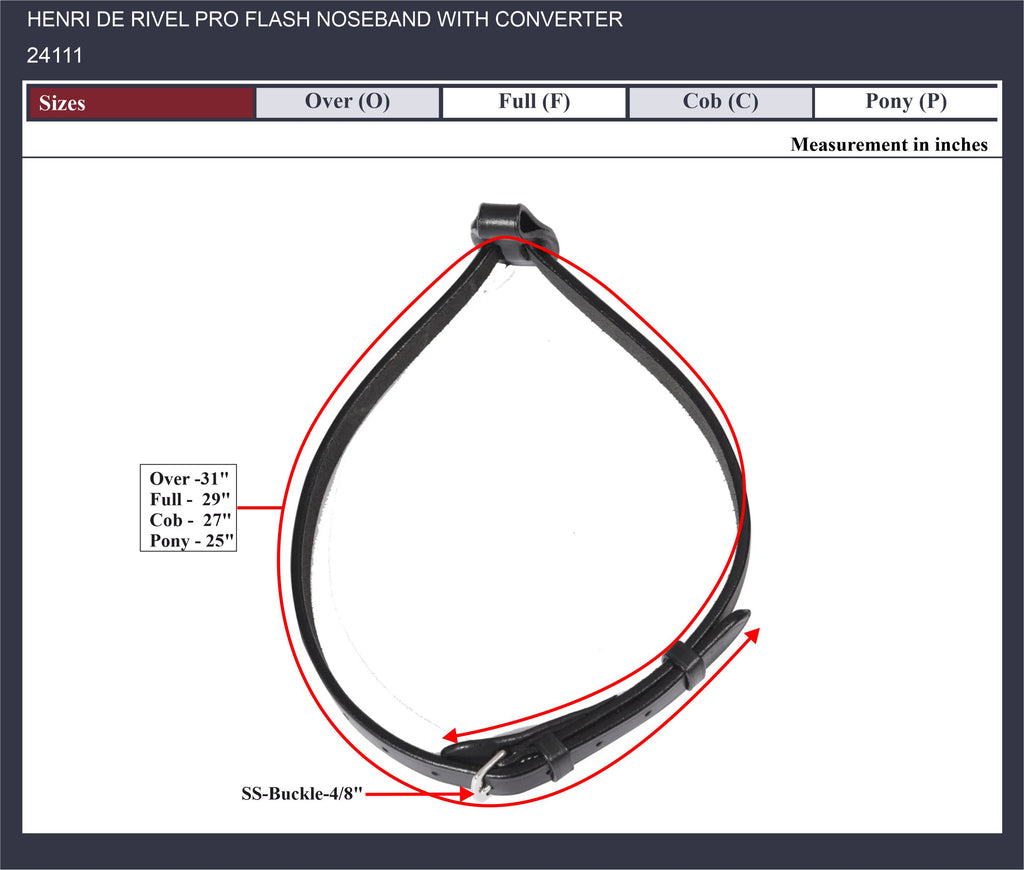 Henri de Rivel Pro Flash Noseband with Converter