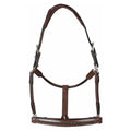 Henri de Rivel Ergonomic Premium Leather Padded Crystals Halter