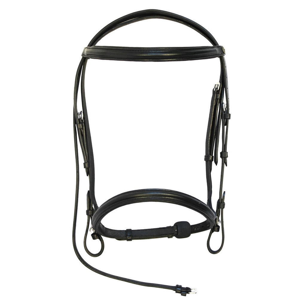 Henri de Rivel Pro Padded Dressage Bridle with Web Reins_5