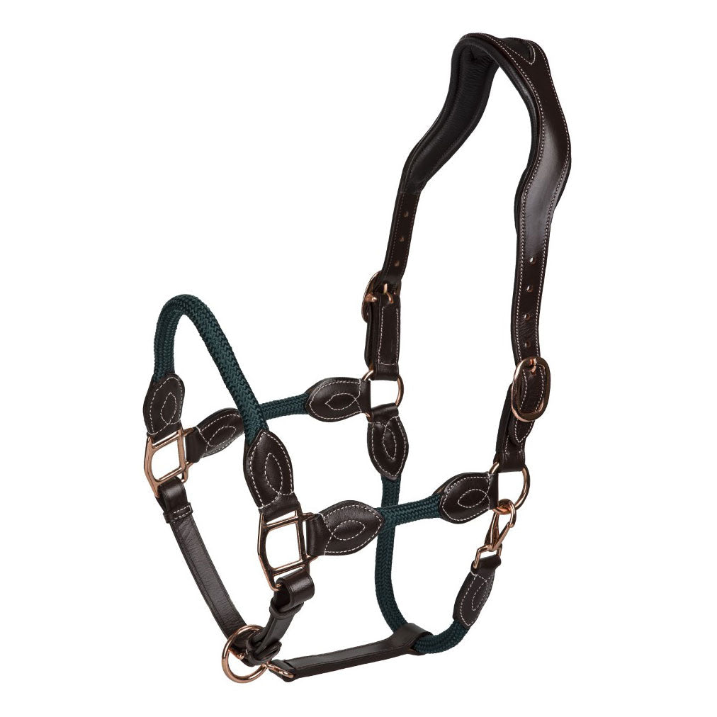 Henri de Rivel Ergonomic Leather Rope Halter