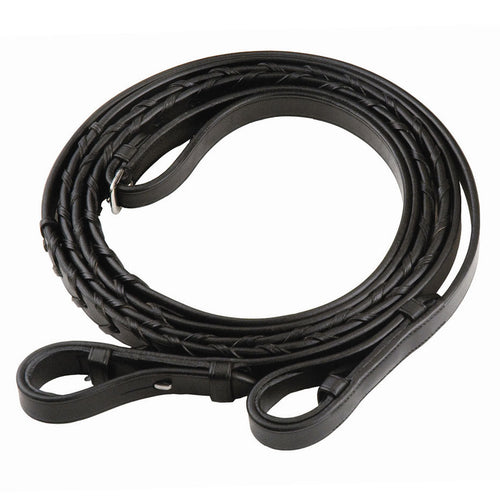 Henri de Rivel Advantage Extra Long Flat Laced Reins - Breeches.com