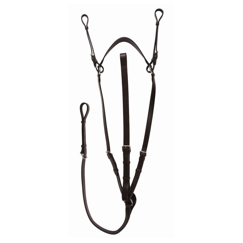 Henri de Rivel Advantage Flat Breastplate Martingale with Standing Attachment