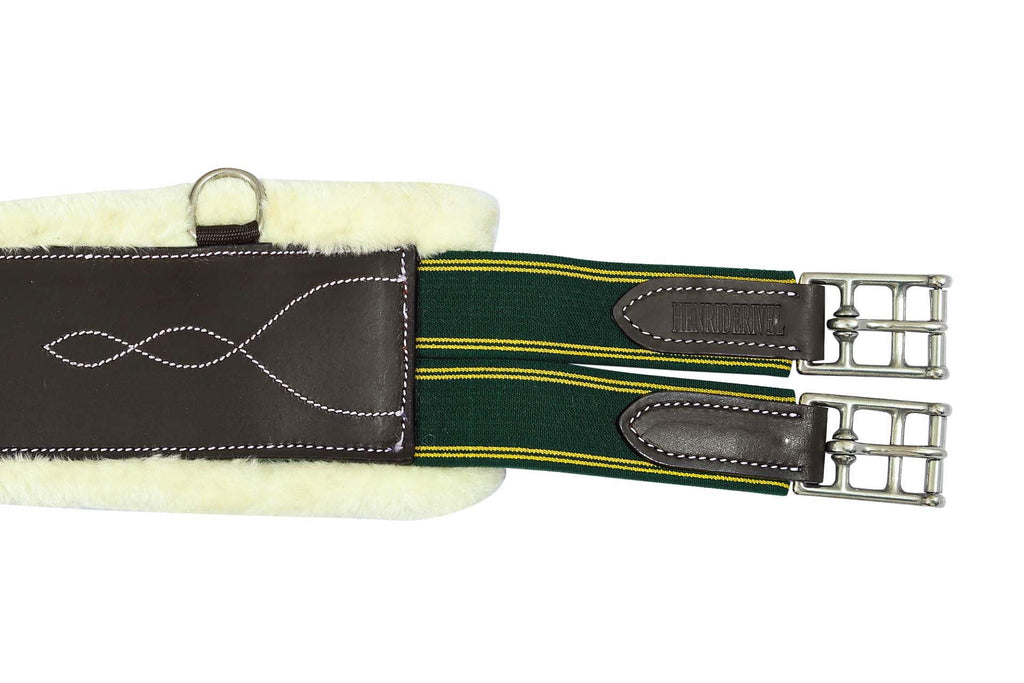 Henri de Rivel Anatomic Jumping Belly Guard Girth with Sherpa Fleece